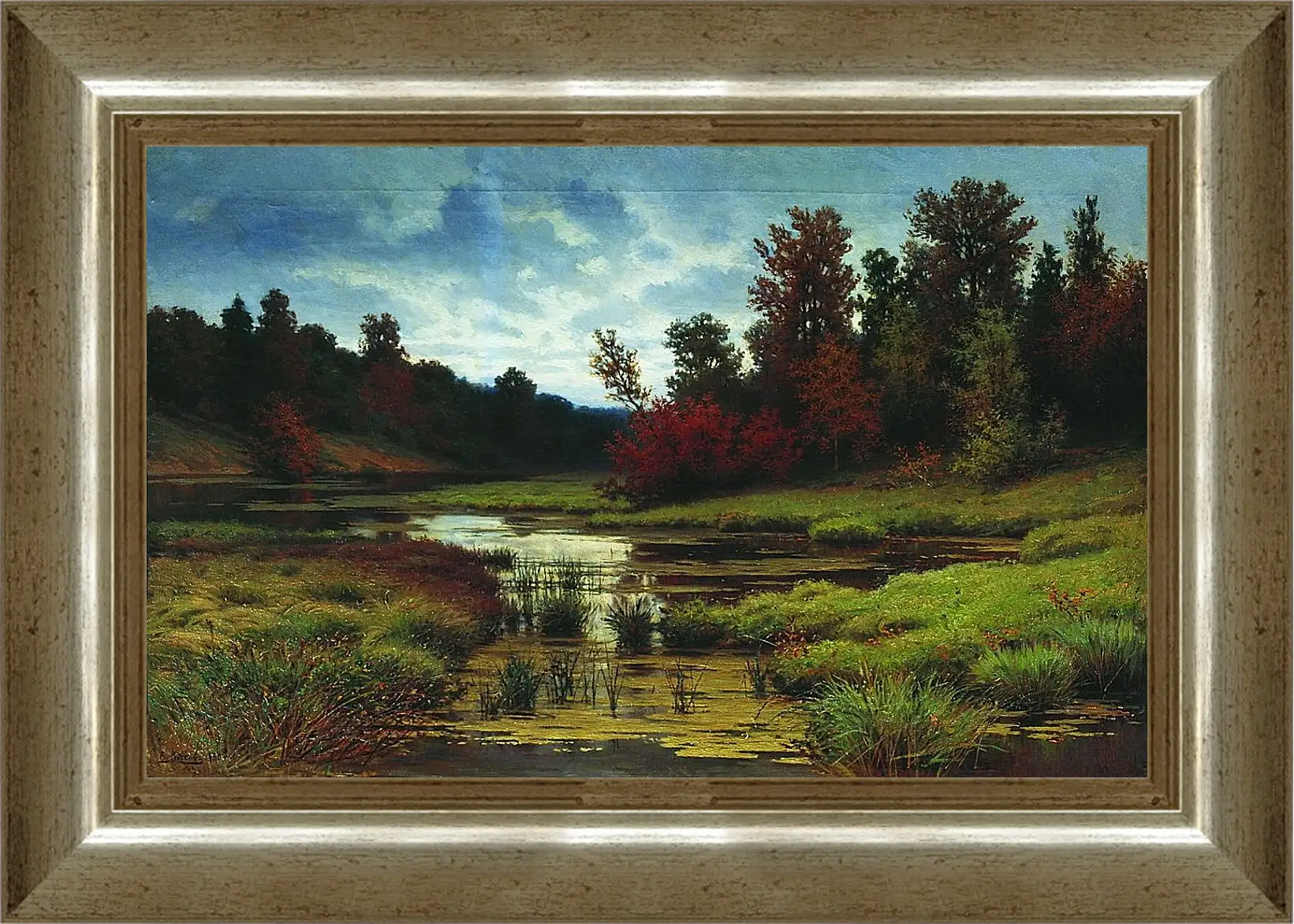 Картина в раме - Осень. Ефим Волков