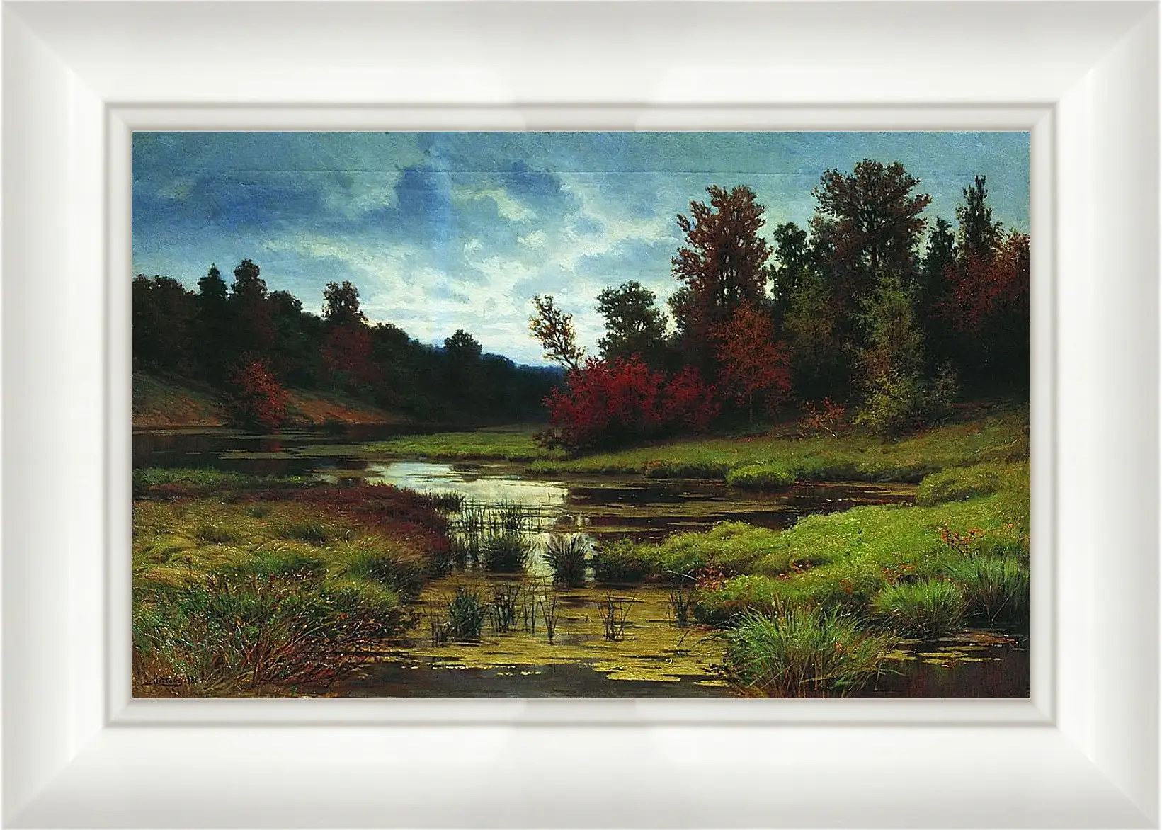 Картина в раме - Осень. Ефим Волков