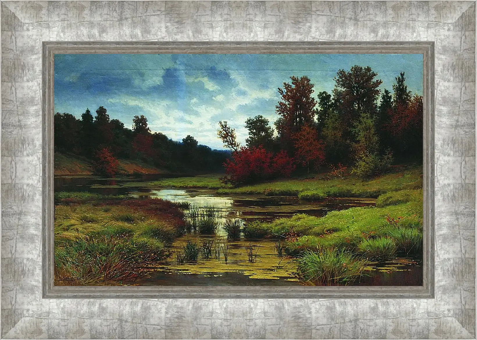 Картина в раме - Осень. Ефим Волков
