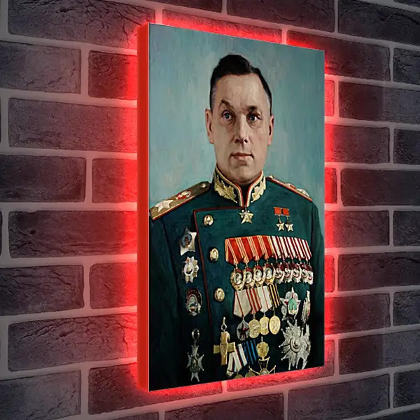 Лайтбокс световая панель - Константин Константинович Рокоссовский