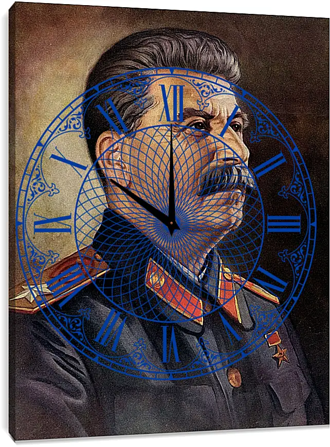 Часы картина - Иосиф Виссарионович Сталин