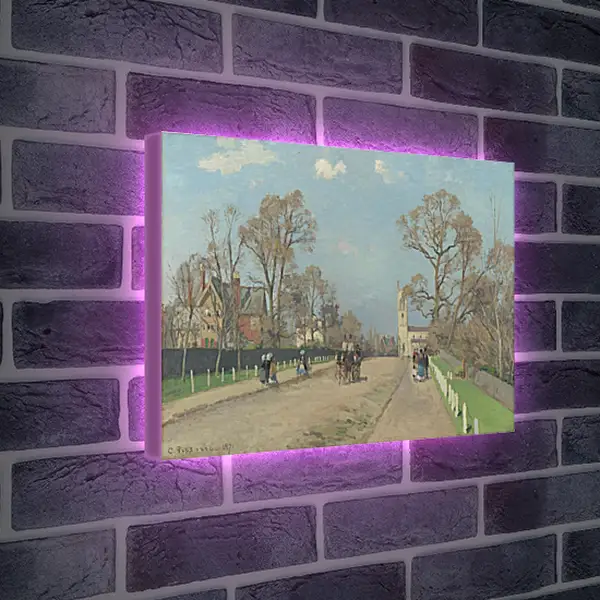 Лайтбокс световая панель - The Avenue, Sydenham. Камиль Писсарро