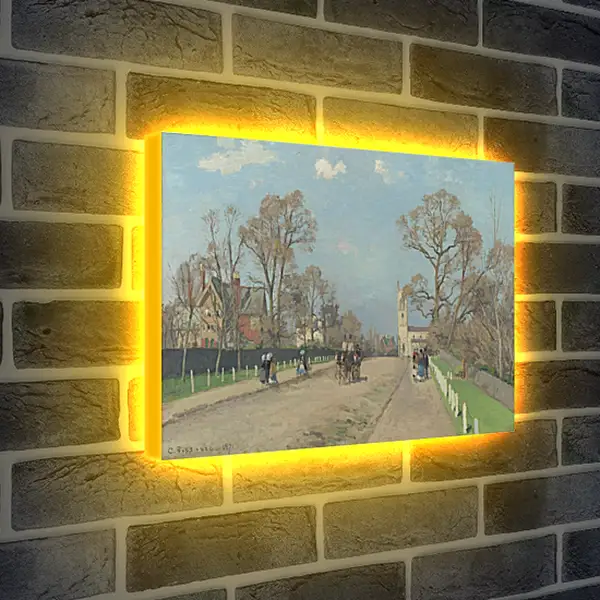 Лайтбокс световая панель - The Avenue, Sydenham. Камиль Писсарро