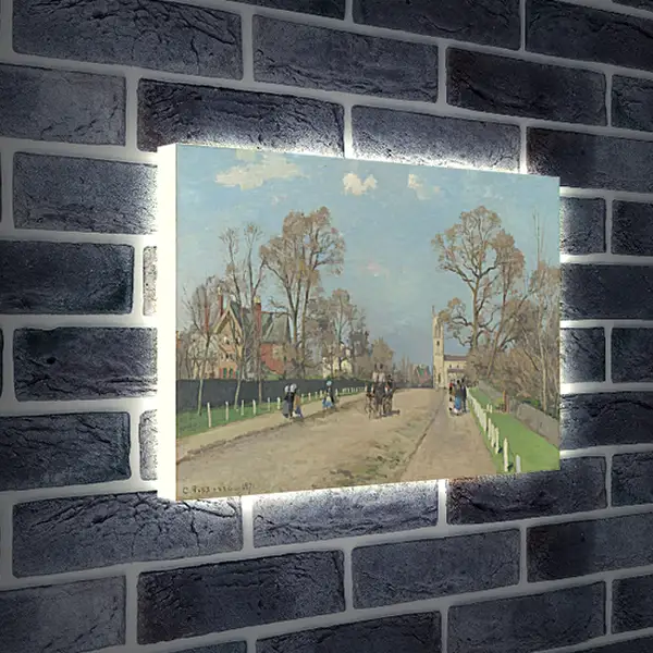 Лайтбокс световая панель - The Avenue, Sydenham. Камиль Писсарро