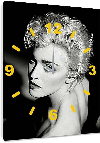 Часы картина - Madonna - Мадонна
