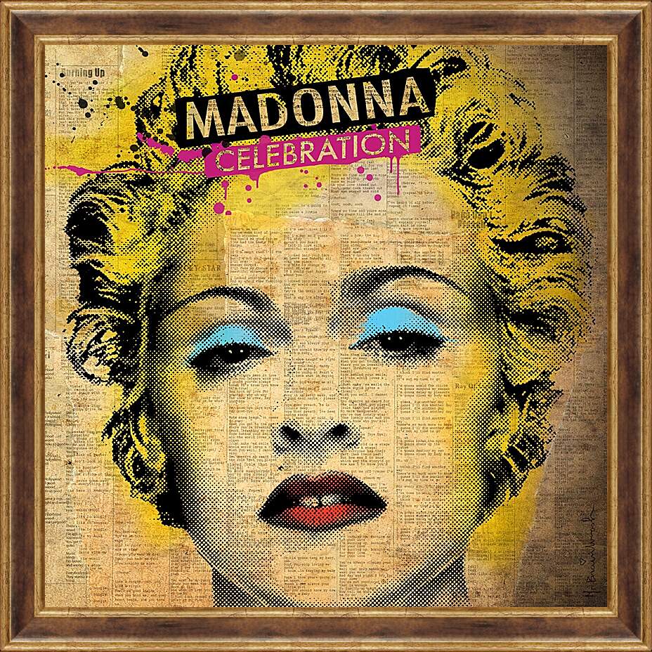 Картина в раме - Madonna - Мадонна