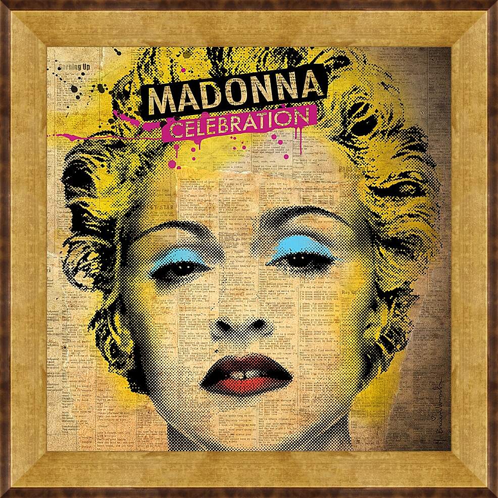 Картина в раме - Madonna - Мадонна