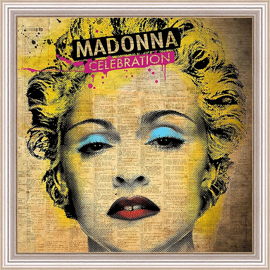 Картина в раме - Madonna - Мадонна