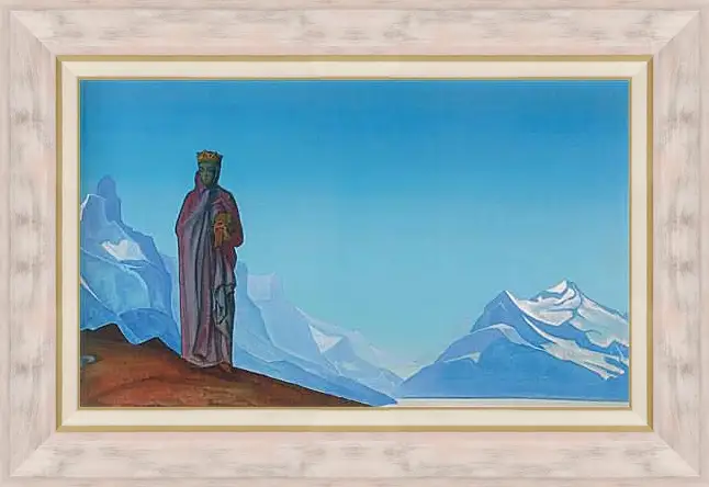 Картина в раме - Камень несущая. Рерих Николай