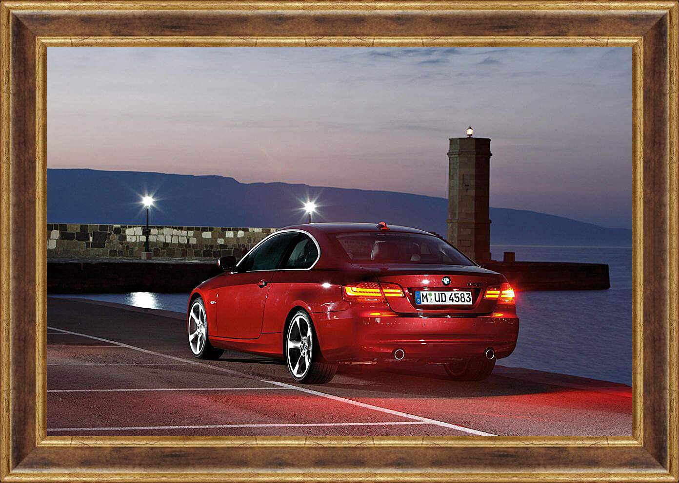 Картина в раме - BMW 3 серия купе