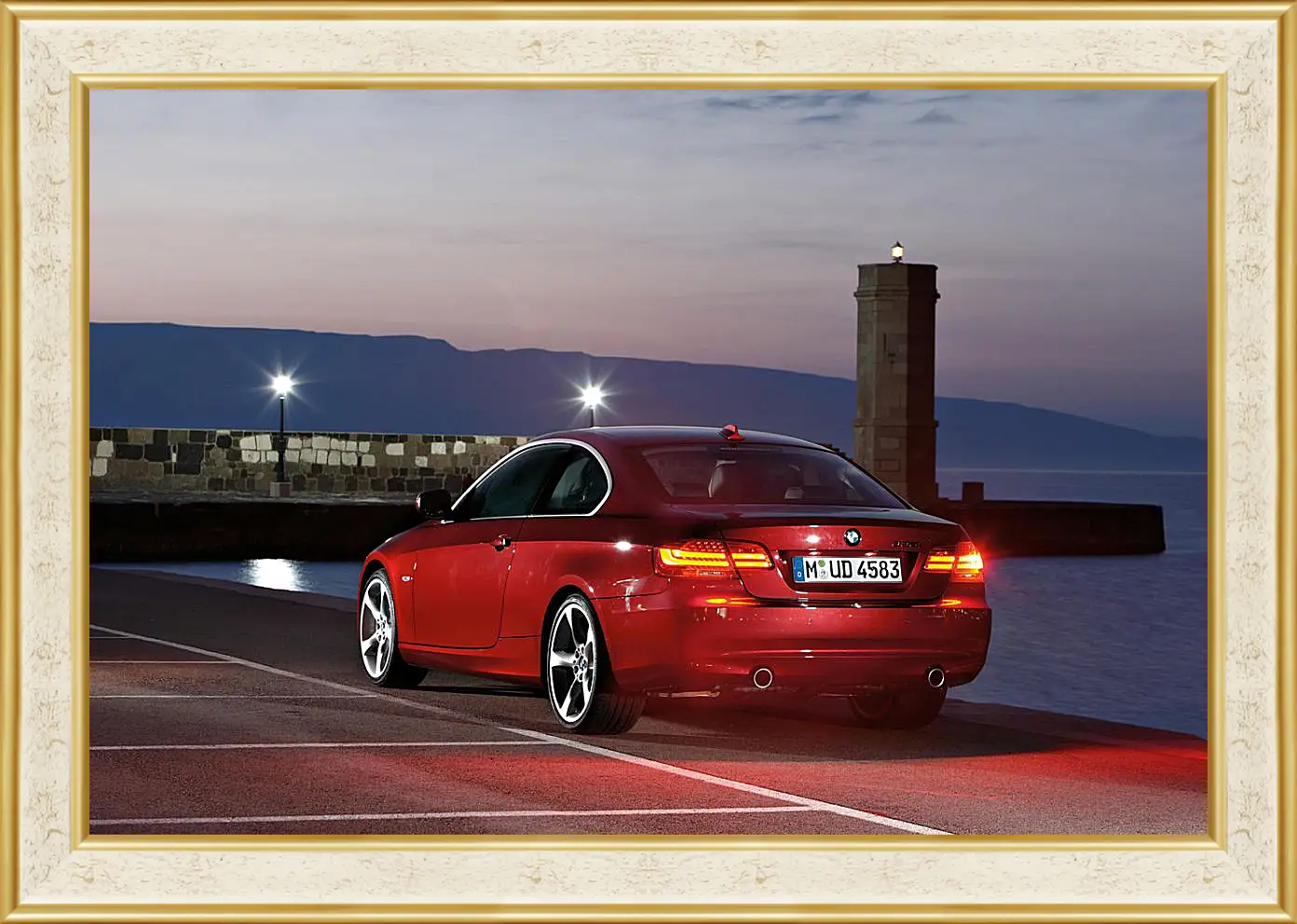 Картина в раме - BMW 3 серия купе