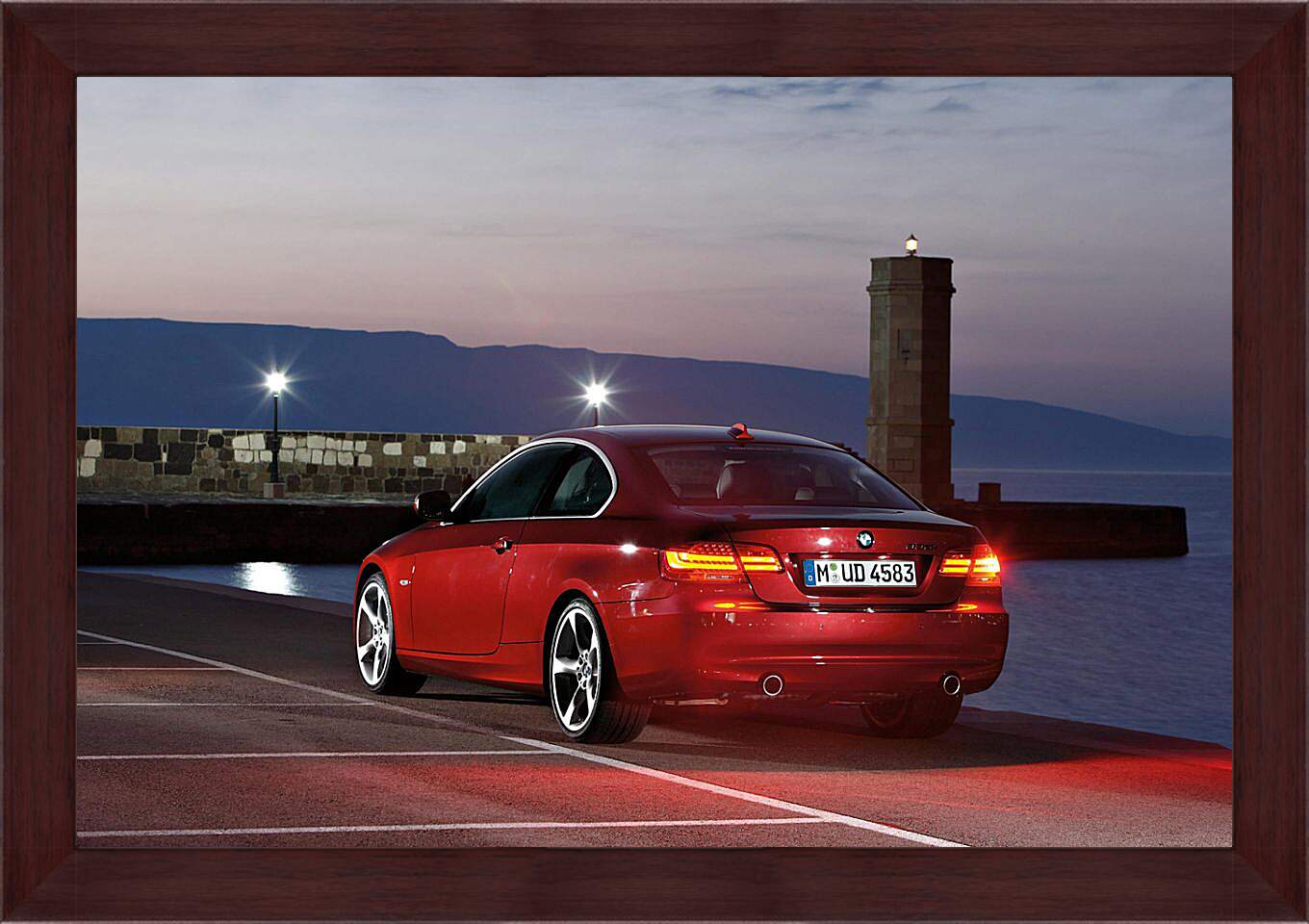 Картина в раме - BMW 3 серия купе
