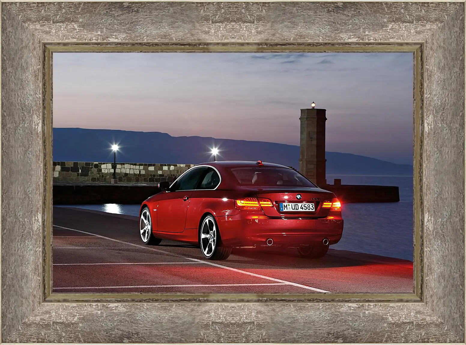 Картина в раме - BMW 3 серия купе