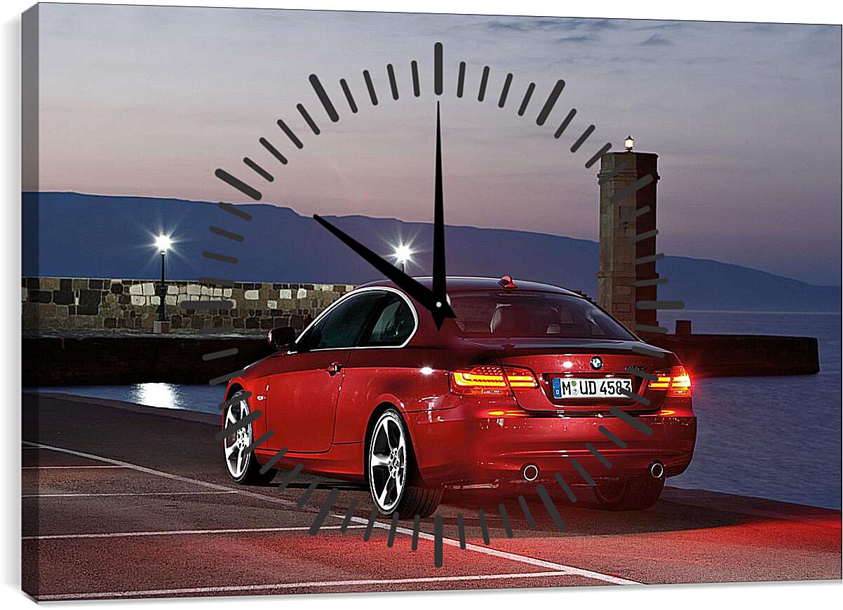 Часы картина - BMW 3 серия купе