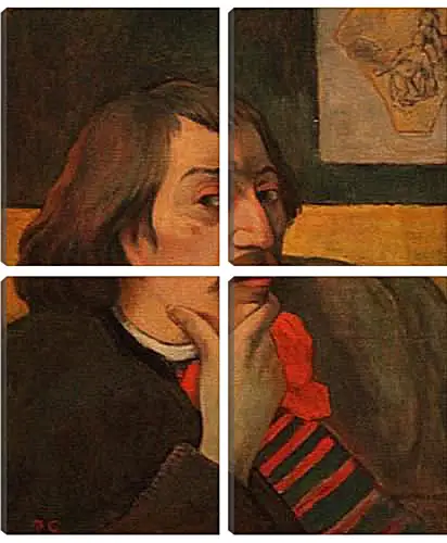 Модульная картина - Self-portrait. Поль Гоген