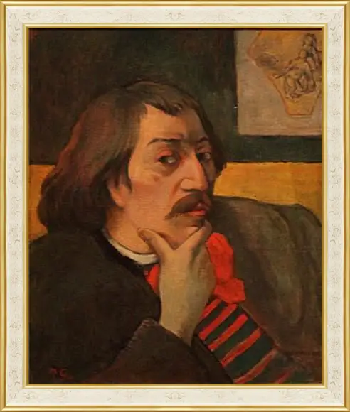 Картина в раме - Self-portrait. Поль Гоген