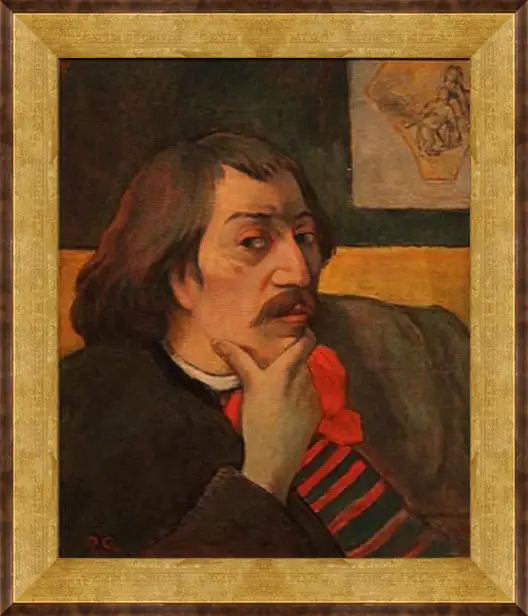 Картина в раме - Self-portrait. Поль Гоген