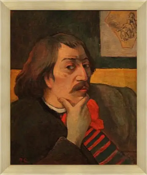 Картина в раме - Self-portrait. Поль Гоген