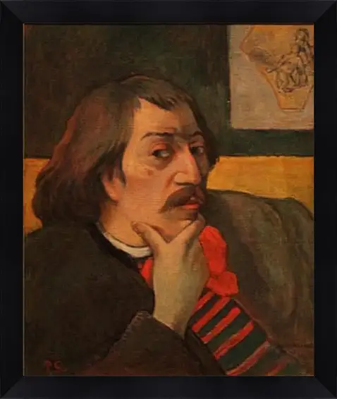 Картина в раме - Self-portrait. Поль Гоген