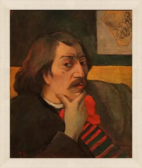 Картина в раме - Self-portrait. Поль Гоген