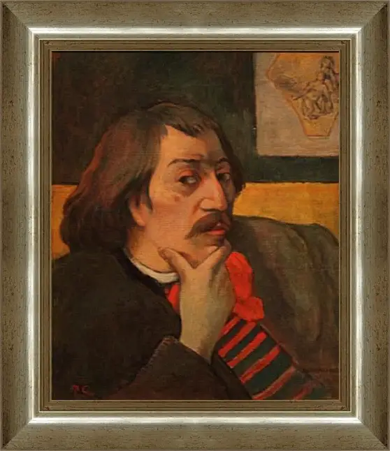 Картина в раме - Self-portrait. Поль Гоген