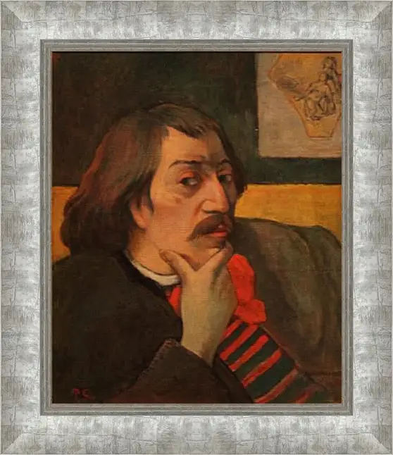 Картина в раме - Self-portrait. Поль Гоген