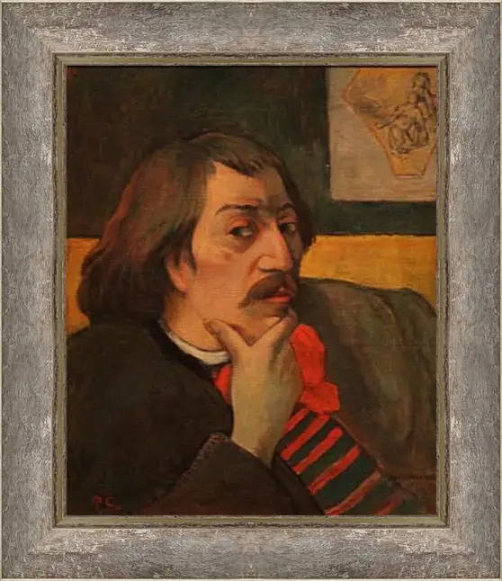 Картина в раме - Self-portrait. Поль Гоген