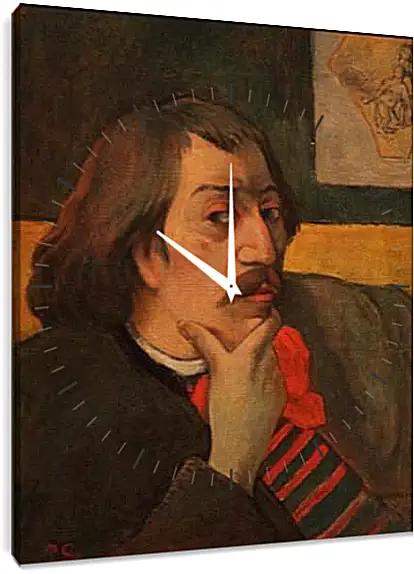 Часы картина - Self-portrait. Поль Гоген