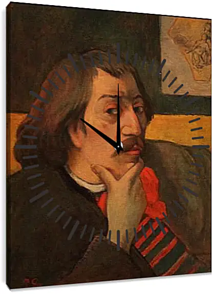 Часы картина - Self-portrait. Поль Гоген