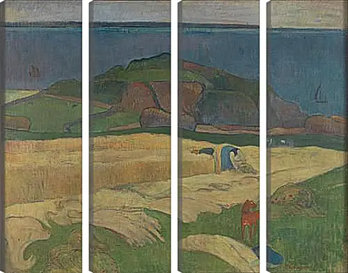 Модульная картина - Harvest. Поль Гоген