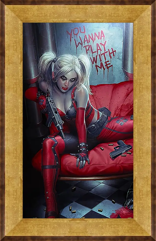 Картина в раме - Харли Квинн (Harley Quinn)