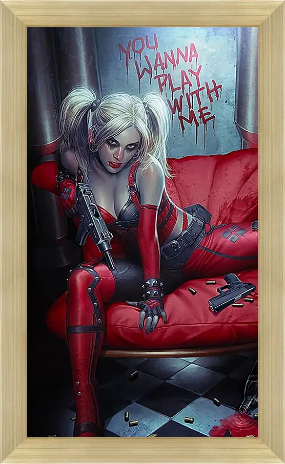 Картина в раме - Харли Квинн (Harley Quinn)