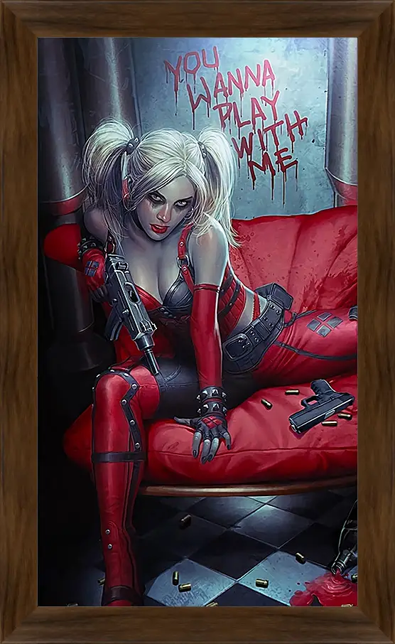 Картина в раме - Харли Квинн (Harley Quinn)