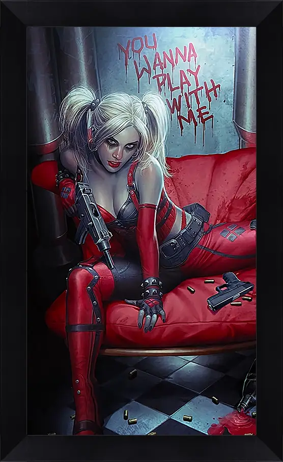 Картина в раме - Харли Квинн (Harley Quinn)