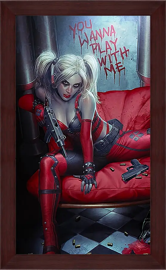 Картина в раме - Харли Квинн (Harley Quinn)