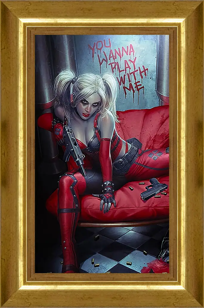 Картина в раме - Харли Квинн (Harley Quinn)