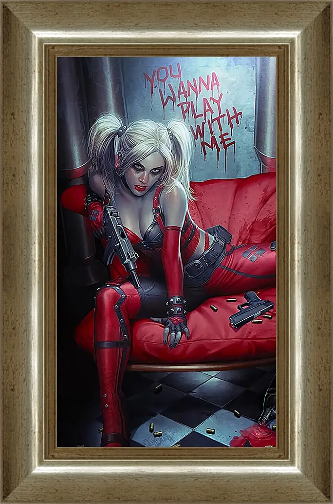 Картина в раме - Харли Квинн (Harley Quinn)