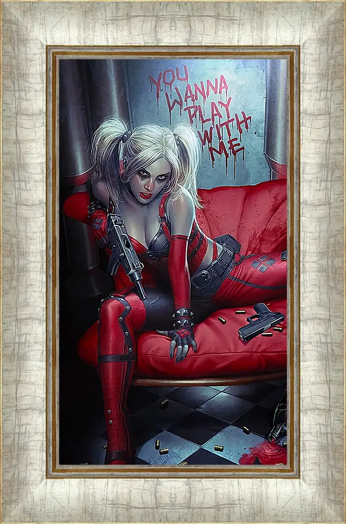 Картина в раме - Харли Квинн (Harley Quinn)