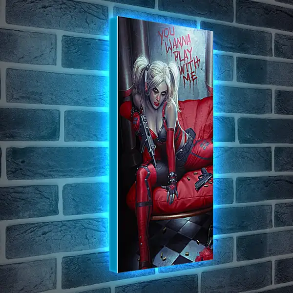 Лайтбокс световая панель - Харли Квинн (Harley Quinn)