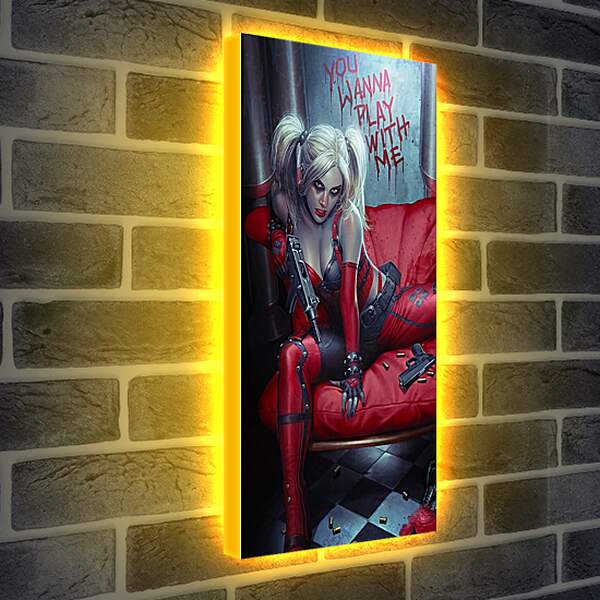 Лайтбокс световая панель - Харли Квинн (Harley Quinn)