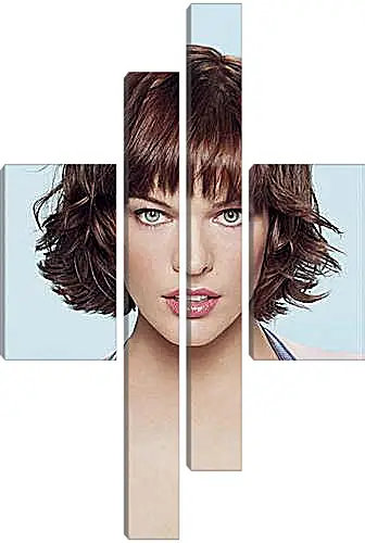 Модульная картина - Milla Jovovich - Милла Йовович
