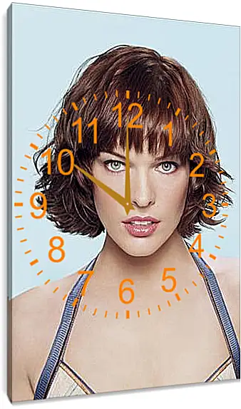 Часы картина - Milla Jovovich - Милла Йовович
