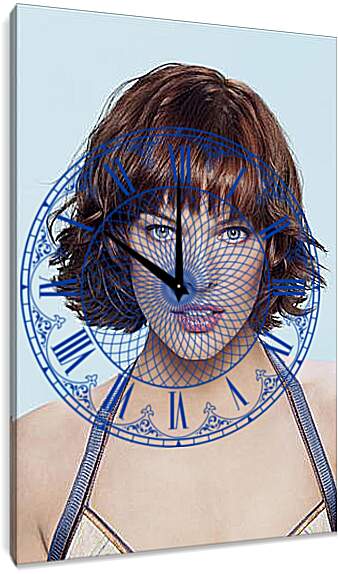 Часы картина - Milla Jovovich - Милла Йовович
