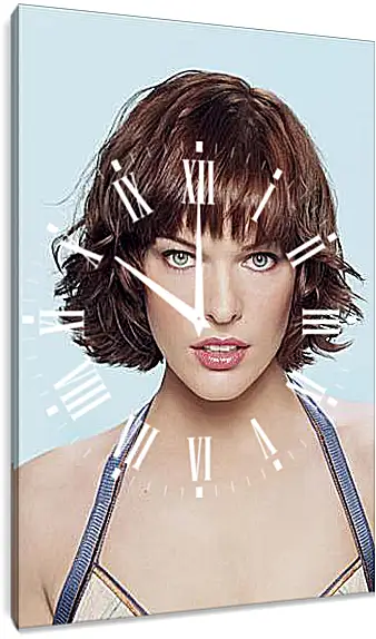Часы картина - Milla Jovovich - Милла Йовович
