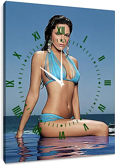 Часы картина - Kelly Brook - Келли Брук
