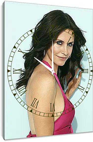 Часы картина - Courteney Cox - Кортни Кокс
