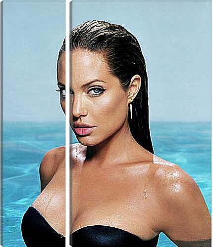 Модульная картина - Angelina Jolie - Анджелина Джоли
