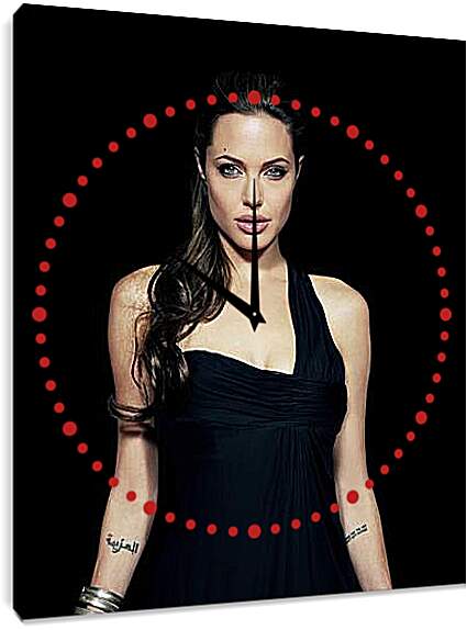 Часы картина - Angelina Jolie - Анджелина Джоли
