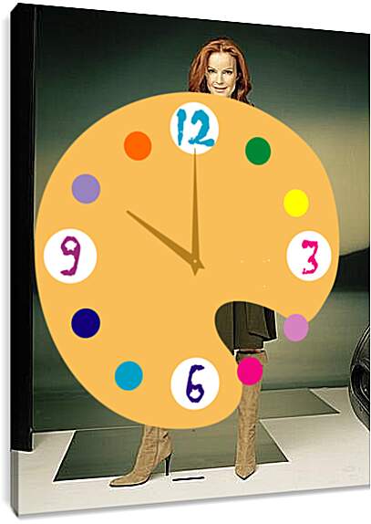 Часы картина - Marcia Cross - Марсия Кросс
