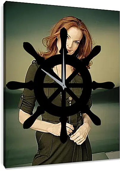 Часы картина - Marcia Cross - Марсия Кросс
